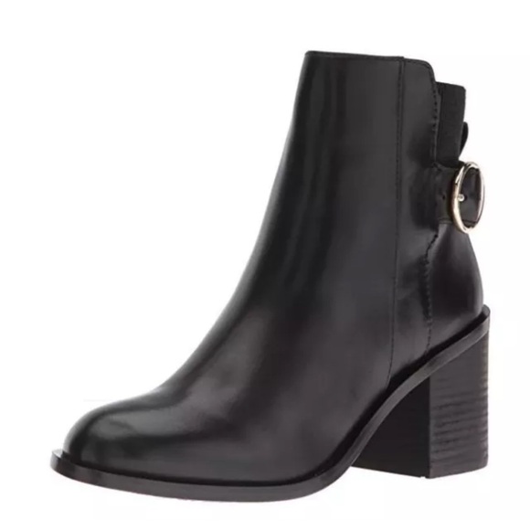 ALDO - women’s Rosaldee ankle bootie black genuine leather heeled boots size 8 - Picture 4 of 11